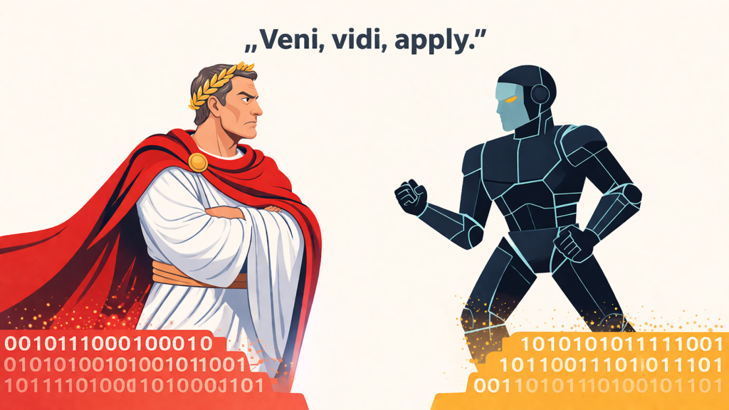 Veni, vidi, apply.