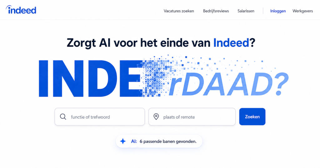 Zorgt AI voor het einde van Indeed?